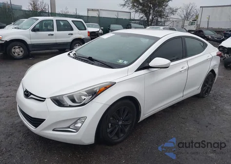 2016 Hyundai Elantra Se z USA, uszkodzony, nr VIN 5NPDH4AEXGH703257